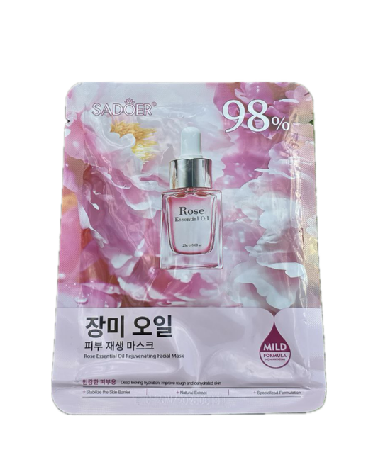 Mascarilla Rose Essential oil (SADOER)